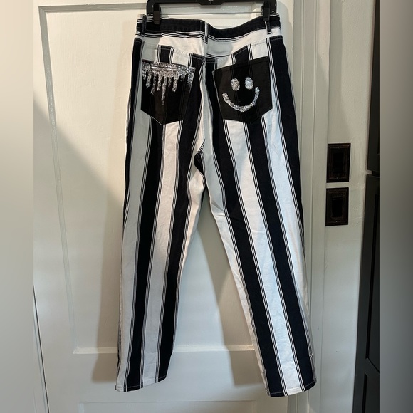 Vintage BDG urban outfitters black and white stripe jeans - NWT size 31 - Picture 7 of 10